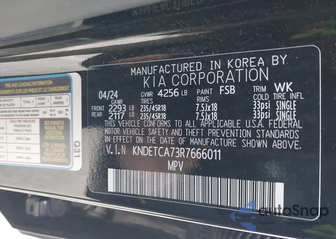 2024 Kia Seltos Sx Turbo from USA, damaged, VIN KNDETCA73R7666011